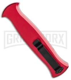 AKC X-treme EVO RB OTF Automatic Knife - Red Black Plain -Kershaw Store AKC X treme EVO OTF Automatic Knife Red 3.5in Black EVO ROB BHQ 115345 LS Side large
