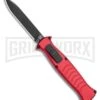AKC X-treme EVO RB OTF Automatic Knife - Red Black Plain -Kershaw Store AKC X treme EVO OTF Automatic Knife Red 3.5in Black EVO ROB BHQ 115345 LS large