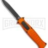 AKC X-treme EVO Orange OTF Automatic Knife - Black Plain -Kershaw Store AKC X treme Evo Auto Orange Black BHQ 105416 jr large