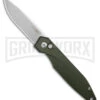 AKC X-treme Dandy Green Aluminum Automatic Knife - SW Plain 1 AKC X-treme Dandy Green Aluminum Automatic Knife - SW Plain -Kershaw Store AKC Xtreme Dandy Green Aluminum AK Satin BHQ 174570 td large