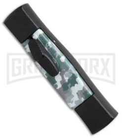 AKC Minion Concord Arctic Camo OTF Automatic Knife - Black Flat 7 AKC Minion Concord Arctic Camo OTF Automatic Knife - Black Flat -Kershaw Store AKC minion concord arctic camo black flat BHQ 19003 er side large