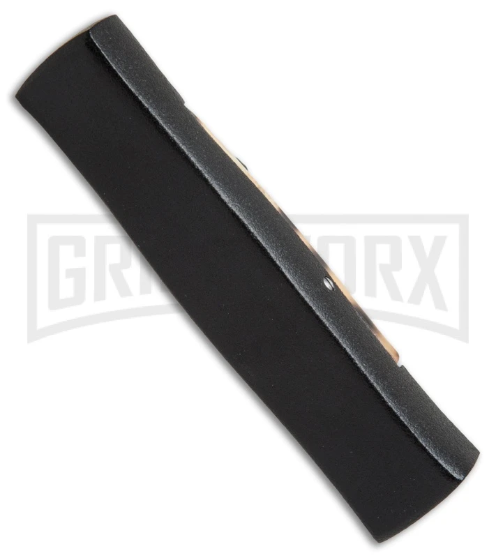 AKC Concord Red/White Skull OTF Automatic Knife - Flat Grind Black Flat 5 AKC Concord Red/White Skull OTF Automatic Knife - Flat Grind Black Flat - Image 3