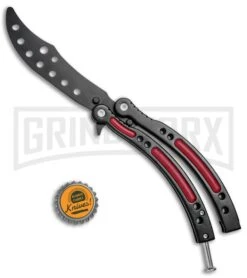 Andux CS Red/Black Balisong Butterfly Trainer - Black Holes 9 Andux CS Red/Black Balisong Butterfly Trainer - Black Holes -Kershaw Store Andux C S Red Black Balisong Butterfly Trainer Black Holes AB000930 BP 24578 jr bottlecap large
