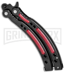 Andux CS Red/Black Balisong Butterfly Trainer - Black Holes 8 Andux CS Red/Black Balisong Butterfly Trainer - Black Holes -Kershaw Store Andux C S Red Black Balisong Butterfly Trainer Black Holes AB000930 BP 24578 jr side large
