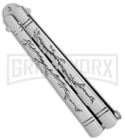 Andux Tarragon Stainless Steel Butterfly Trainer - Satin -Kershaw Store Andux Tarragon Stainless trainer satin BP 24591 er side large