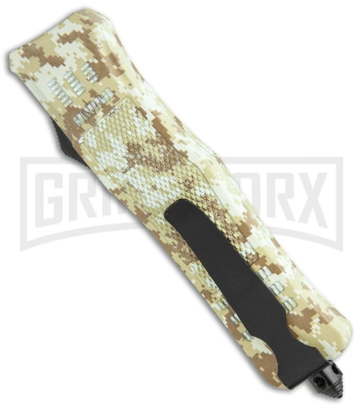 Atomic Defender Large OTF Automatic Knife Tan Digi Camo - Serr Two Tone Drop 5 Atomic Defender Large OTF Automatic Knife Tan Digi Camo - Serr Two Tone Drop - Image 3