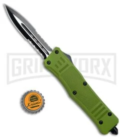 Atomic Defender Large OTF Automatic Knife OD Green - Serr Two Tone Dagger 9 Atomic Defender Large OTF Automatic Knife OD Green - Serr Two Tone Dagger -Kershaw Store Atomic Defender Dagger OD Green OTF Black Serr DFODDS BP 22455 jr bottlecap large