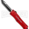 Atomic Defender Large OTF Automatic Knife Fire Dept. Red - Two Tone Tanto -Kershaw Store Atomic Defender Large OTF Auto Fire Department Red TT Tanto GX 37242 jr large