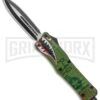 Atomic Defender Large OTF Automatic Knife Green Warhawk - Two Tone Dagger -Kershaw Store Atomic Defender Large OTF Auto Green Warhawk TT Dagger GX 37732 jr large