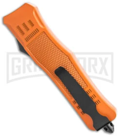 Atomic Defender Large OTF Automatic Knife Orange - Two Tone Dagger 8 Atomic Defender Large OTF Automatic Knife Orange - Two Tone Dagger -Kershaw Store Atomic Defender Large OTF Auto Orange Dagger TT GX 38537 jr side large