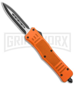 Atomic Defender Medium OTF Automatic Knife Orange - Two Tone Dagger