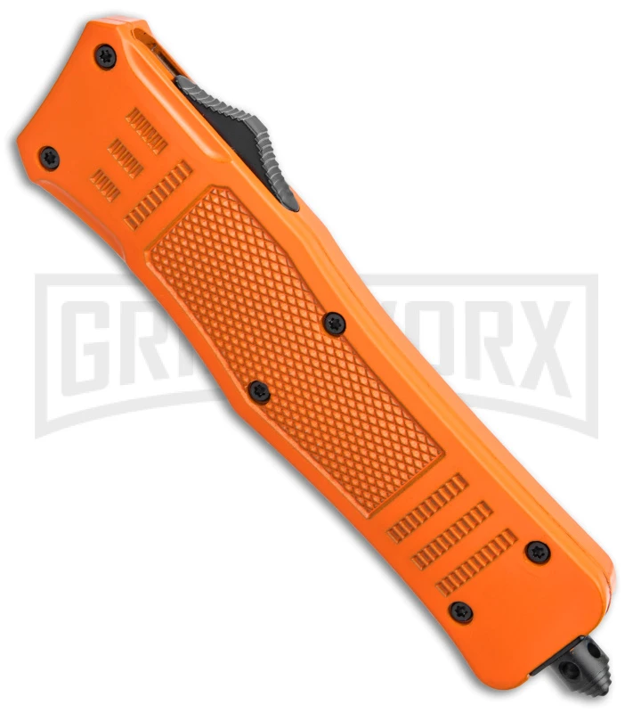 Atomic Defender Medium OTF Automatic Knife Orange - Two Tone Dagger 4 Atomic Defender Medium OTF Automatic Knife Orange - Two Tone Dagger - Image 2