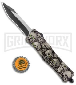 Atomic Defender Medium OTF Automatic Knife White Skull - Two Tone Recurve 11 Atomic Defender Medium OTF Automatic Knife White Skull - Two Tone Recurve -Kershaw Store Atomic Defender Medium OTF Auto White Skull TT Recurve GX 37411 jr bottlecap large