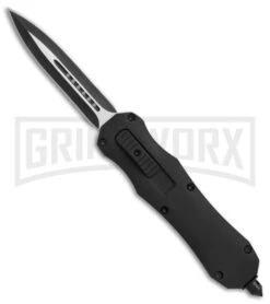 Atomic FL D/A OTF Automatic Knife - Dagger Black Plain
