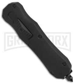 Atomic FL D/A OTF Automatic Knife - Dagger Black Plain -Kershaw Store Atomic FL DA dagger black plain BP 18785 er spine large