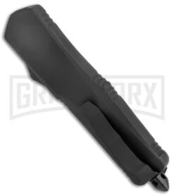 Atomic Lance Tanto Black OTF Automatic Knife - Two Tone Serr -Kershaw Store Atomic Lance Tanto Black OTF Auto TT Serr GX 19199 jr side large