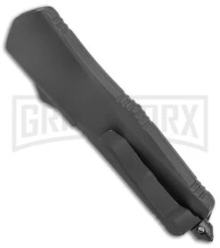 Atomic Lance Black OTF Automatic Knife - Two Tone Double Serr -Kershaw Store Atomic Large Shield Dagger Black OTF Auto TT Double Serr GX 38227 jr side large