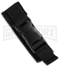 Atomic Shield Dagger Black OTF Automatic Knife - Plain -Kershaw Store Atomic Shield Dagger Black TT Serr BP 19057 jr sheath large