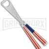 BB Barfly USA Flag Bottle Opener Butterfly Trainer - Satin 4TH18 -Kershaw Store BB Barfly Bottle Opener Butterfly Trainer USA Flag BHQ 68442 jr large