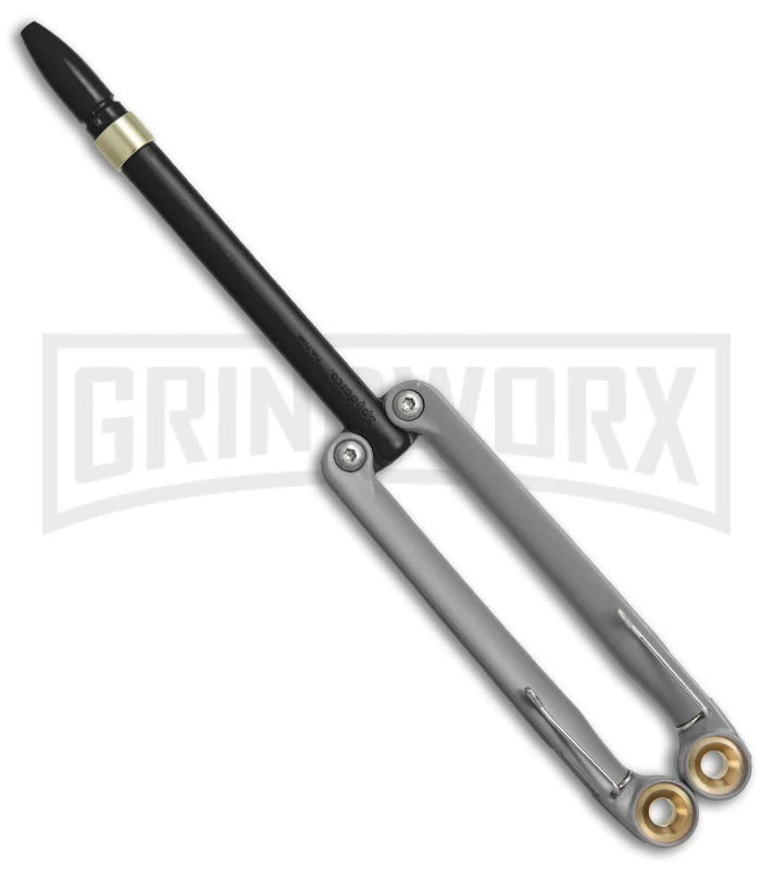 BaliYo By Spyderco Butterfly Pen Flipper Black/Gray 3 BaliYo By Spyderco Butterfly Pen Flipper Black/Gray