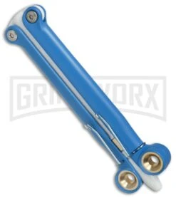 BaliYo By Spyderco Butterfly Pen Flipper Blue/White 11 BaliYo By Spyderco Butterfly Pen Flipper Blue/White -Kershaw Store BaliYo by Spyderco Butterfly Pen Fisher Space Pen blue white USA Made BHQ 82799 er spine large