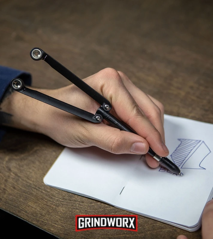 BaliYo By Spyderco Butterfly Pen Flipper Black/Gray 8 BaliYo By Spyderco Butterfly Pen Flipper Black/Gray - Image 6