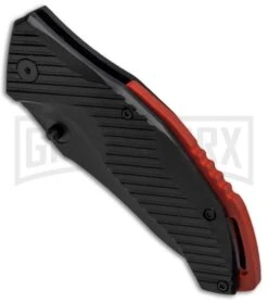 Bear Edge Black W/ Red Backspacer Spring Assisted Knife - Black Plain 7 Bear Edge Black W/ Red Backspacer Spring Assisted Knife - Black Plain -Kershaw Store Bear Edge 4.5in SA Black Red Backspacer Black 61103 BHQ 68071 jr spine large