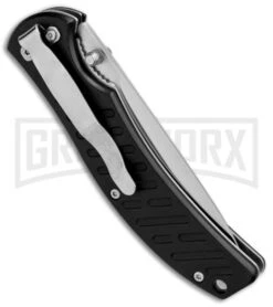 Bear Ops Bear Swipe III Black Spring Assisted Knife - Satin Plain -Kershaw Store Bear Ops Bear Swipe III SA Black Satin A 300 ALBK S BHQ 31072 jr side large