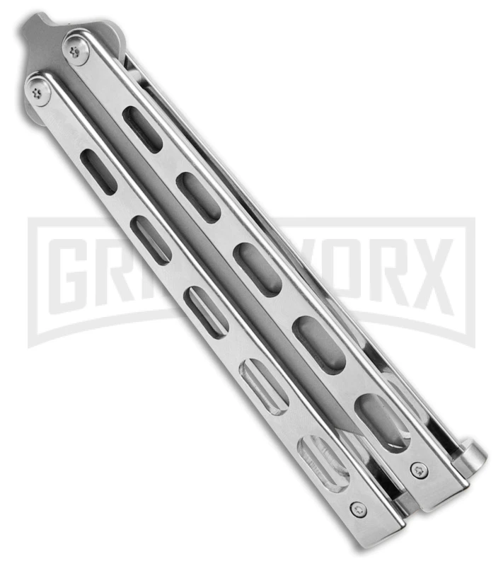 Bear & Son Knives SS14A Stainless Steel Butterfly Knife - Tanto Bead Blast 4 Bear & Son Knives SS14A Stainless Steel Butterfly Knife - Tanto Bead Blast - Image 2