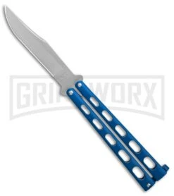 Bear & Son 114BL & 114BLTR Blue Butterfly Knife 2-Pack -Kershaw Store Bear and Son 2 Pack Butterfly Special Blue BHQ 88811 er sharp large