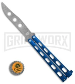 Bear & Son 114BL & 114BLTR Blue Butterfly Knife 2-Pack -Kershaw Store Bear and Son 2 Pack Butterfly Special Blue BHQ 88811 er trainer bottlecap large