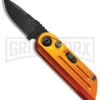 Bear Ops Bold Action XIV Orange Stainless Steel Automatic Knife - Black Plain -Kershaw Store Bear and Son Auto Bold Action XIV Orange BHQ 153936 jr large