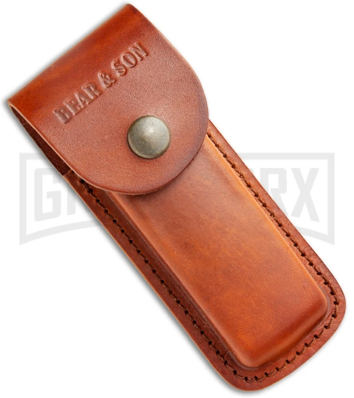 Bear And Son Black G-10 Automatic Lockback Knife - Satin Plain GA97 6 Bear And Son Black G-10 Automatic Lockback Knife - Satin Plain GA97 - Image 4