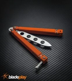 Bear OPS Bear Song II Orange Balisong Butterfly Knife - Satin Plain -Kershaw Store Bear and Son Bear Song IV Butterfly Trainer BHQ 10104 jr lifestyle large