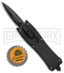 Belly Button Black OTF Automatic Knife - Black Plain -Kershaw Store Belly Button Black OTF Auto Black SB023BK GX 33876 jr bottlecap large