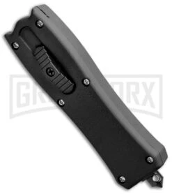 Belly Button Black OTF Automatic Knife - Black Plain -Kershaw Store Belly Button Black OTF Auto Black SB023BK GX 33876 jr spine large