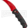 Boker Kalashnikov Black Widow Automatic Knife - Hawkbill Red Plain -Kershaw Store Boker Black Widow Hawkbill Kalashnikov Auto Black Red 01KALS70NSOI BHQ 103274 jr large