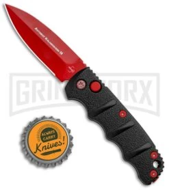 Boker Mini Kalashnikov Black Automatic Knife - Red Plain 9 Boker Mini Kalashnikov Black Automatic Knife - Red Plain -Kershaw Store Boker Black Widow Mini Kalashnikov Auto Dagger Red 01KALS57NSOI BHQ 96966 jr bottlecap update large