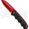 Boker Mini Kalashnikov Black Automatic Knife - Red Plain -Kershaw Store Boker Black Widow Mini Kalashnikov Auto Dagger Red 01KALS57NSOI BHQ 96966 jr update large