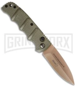 Boker Kalashnikov Desert Warrior Left-Hand Dagger Automatic Knife - Copper