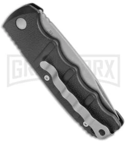 Boker Kalashnikov Black Automatic Knife - Drop Point Bead Blast Plain -Kershaw Store Boker Kalashnikov Auto Black D2 SW BHQ 144760 jr side large