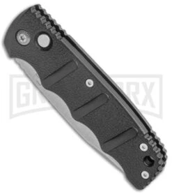Boker Kalashnikov Black Automatic Knife - Drop Point Bead Blast Plain -Kershaw Store Boker Kalashnikov Auto Black D2 SW BHQ 144760 jr spine large