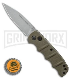 Boker Kalashnikov OD Green Automatic Knife - SW Plain -Kershaw Store Boker Kalashnikov Automatic Knife OD Green 3.25 XHP Satin BHQ 92085 LS Bottlecap large