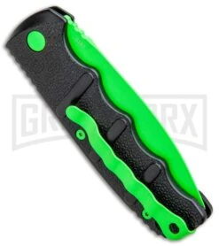 Boker Kalashnikov Automatic Knife - D2 Dagger Electric Green Plain -Kershaw Store Boker Kalashnikov Black Widow Green jr side large