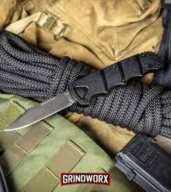 Boker Kalashnikov Black Aluminum OTF Automatic Knife - Bowie Black SW Plain -Kershaw Store Boker Kalashnikov Bowie D A OTF Automatic Knife Black SW D2 BHQ 113130 kp tac web large