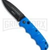 Boker Kalashnikov Blue Automatic Knife - Dagger Smokewash Plain