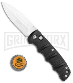 Boker Kalashnikov Black Automatic Knife - D2 Satin Plain 13 Boker Kalashnikov Black Automatic Knife - D2 Satin Plain -Kershaw Store Boker Kalashnikov Dagger Black Satin BHQ 9485 or BHQ 110509 jr bottlecap large