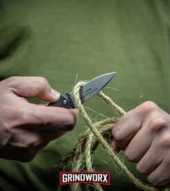 Boker Desert Warrior Mini Kalashnikov OD Green Automatic Knife - Copper Plain -Kershaw Store Boker Mini Kalashnikov Automatic Knife Black Bead Blast 01KALS73 BHQ 10758 kp lifestyle web large 4