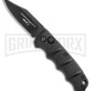 Boker Mini Kalashnikov Black Bowie Automatic Knife - Black Plain -Kershaw Store Boker Mini Kalashnikov Bowie Auto Black BHQ 96965 jr large