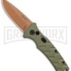 Boker Mini Strike Automatic Knife Black - Drop Point Copper Plain -Kershaw Store Boker Mini Strike Auto OD Green Copper 01BO438NSOI BHQ 99631 jr large